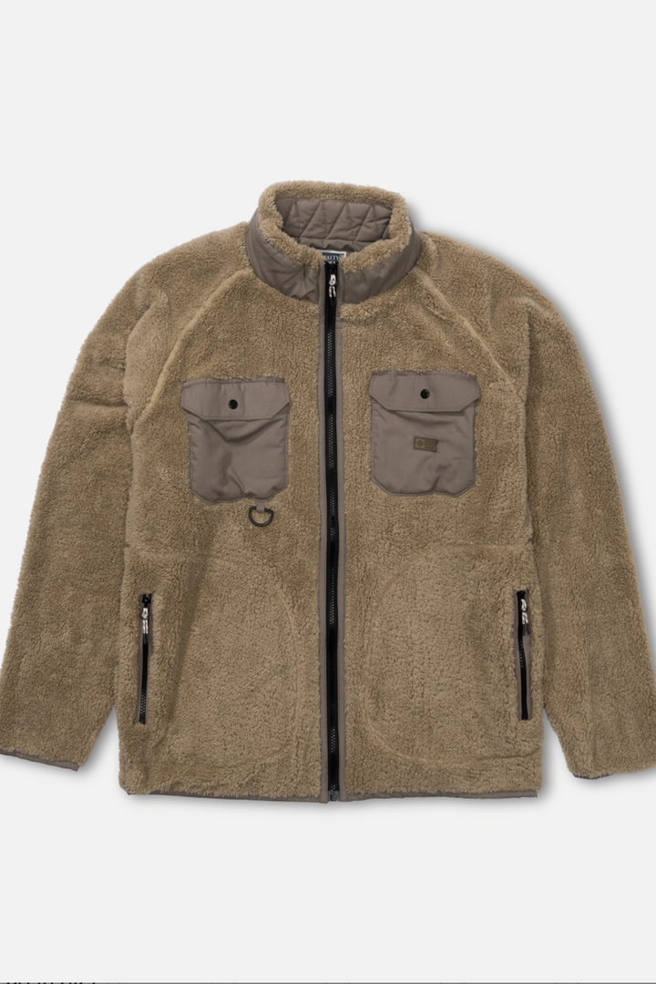 Salty Crew - Swellter Sherpa Fleece in Mushroom