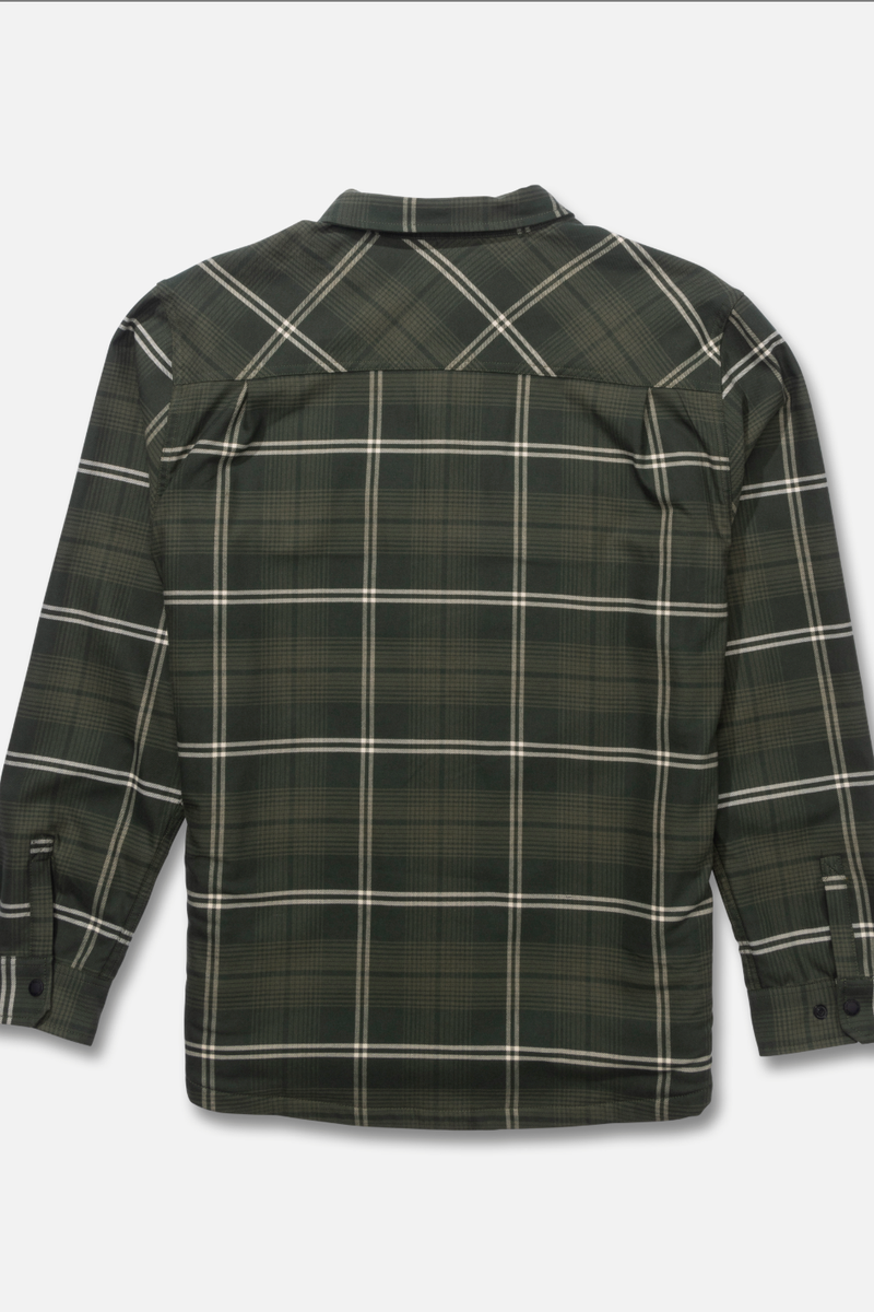 Salty Crew - Fathom Long Sleeve Tech Shacket in Green