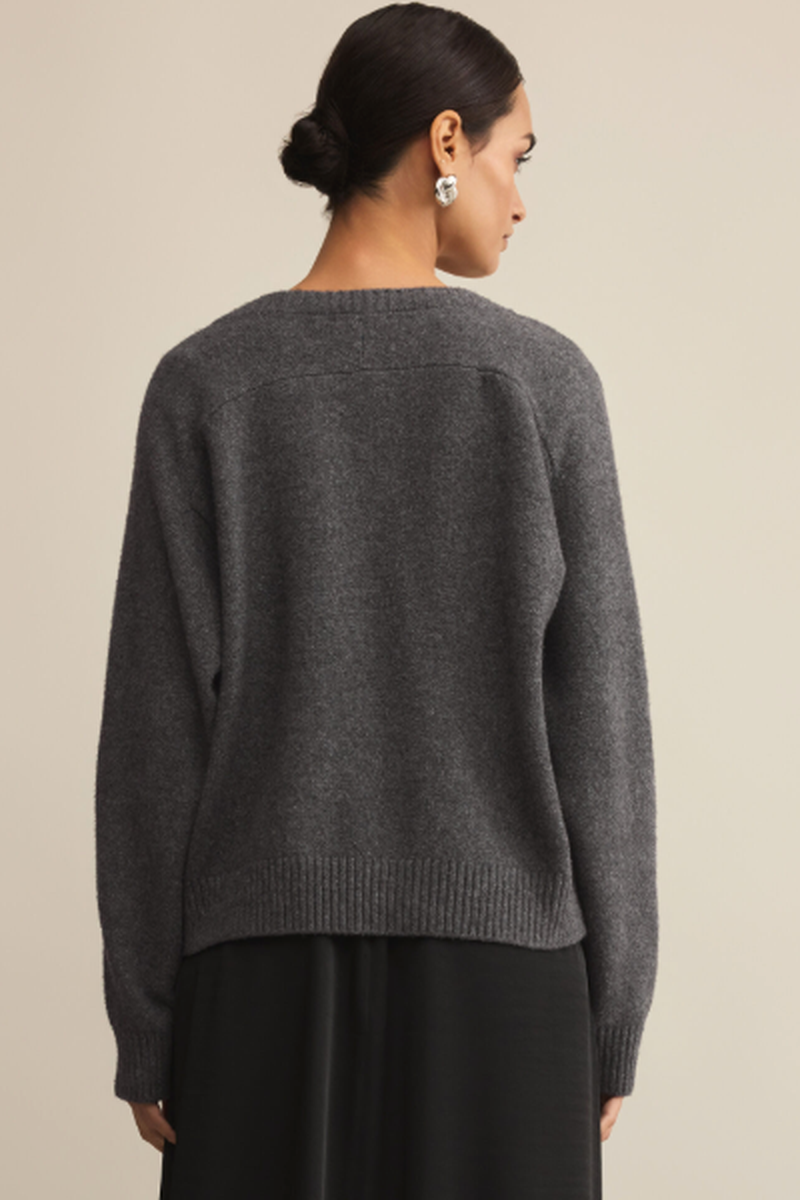 Z Supply - Eloise Sweater in Charcoal Heather