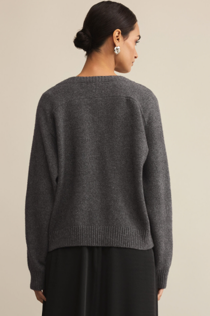 Z Supply - Eloise Sweater in Charcoal Heather