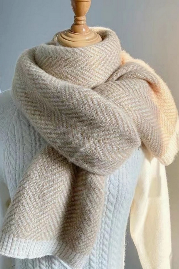 ACCITY - Plaid Faux Cashmere Scarf