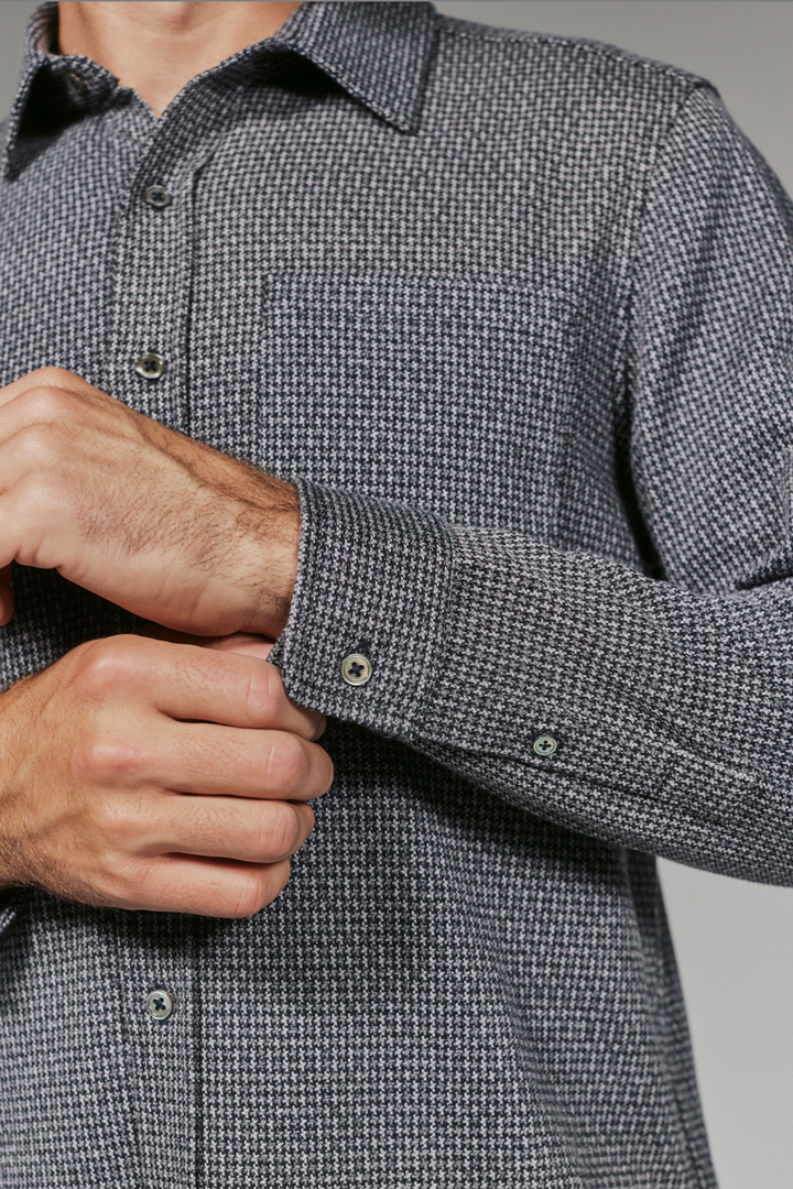 7DIAMONDS - Generation™ Knit Shirt in Black Navy