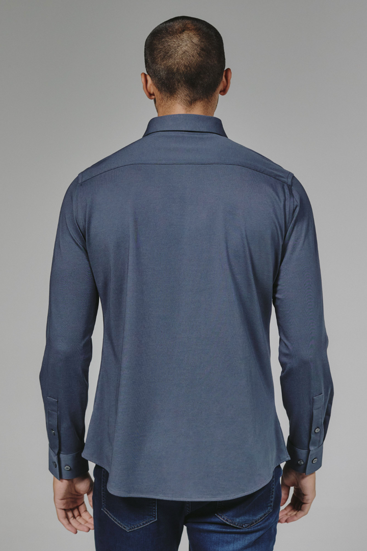 7DIAMONDS - Girona Long Sleeve Shirt in Slate