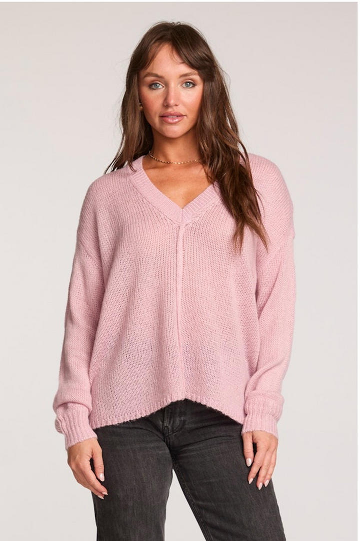 Saltwater LUXE - Kaden Sweater in Blush