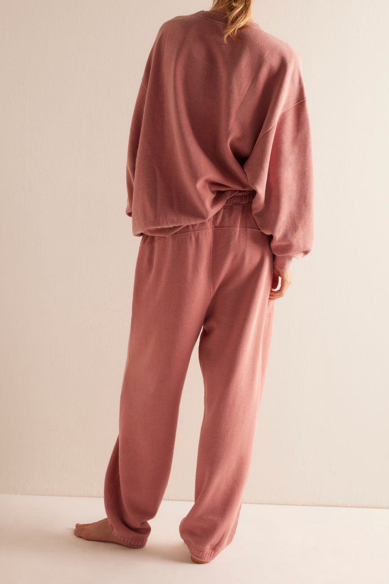 Free People - Slow It Down Joggers in Rose Dawn
