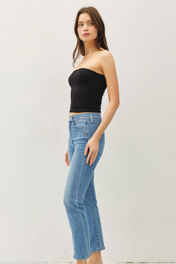 Be Cool -  Basic Bandeau Top in Black