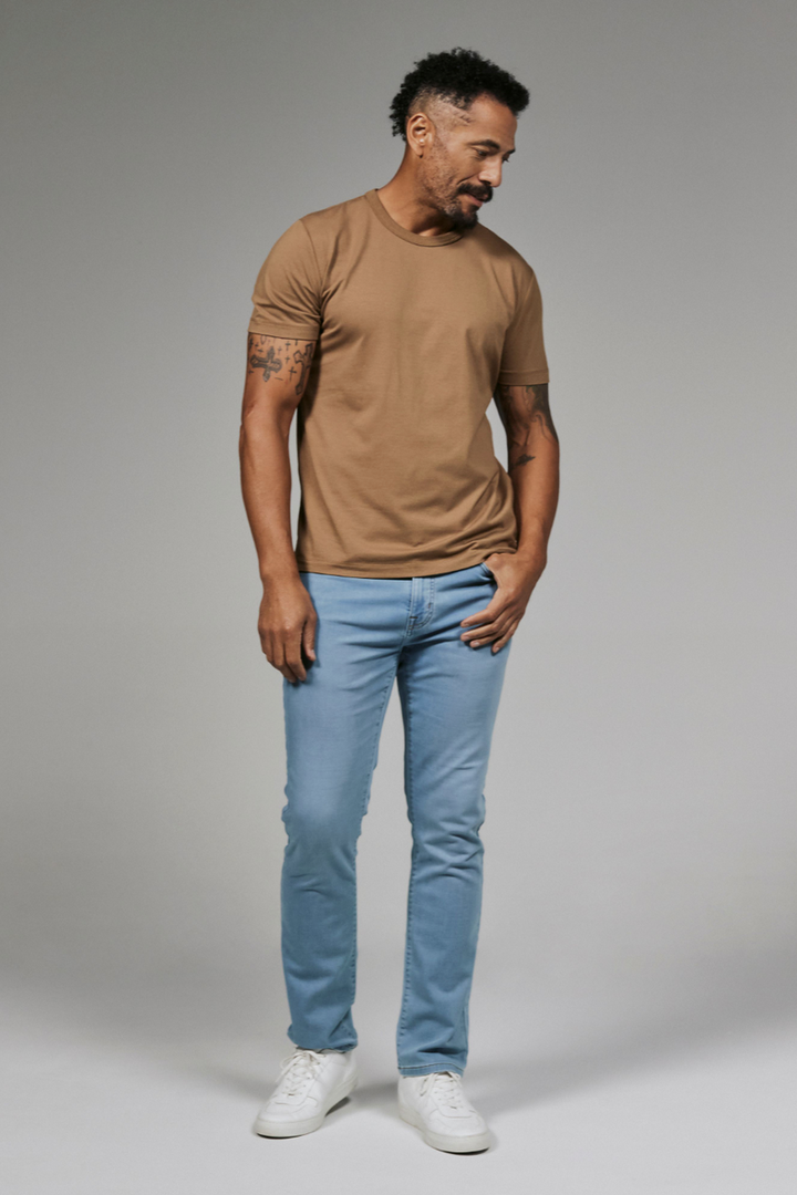 7DIAMONDS - Modal Crew Neck Tee in Desert