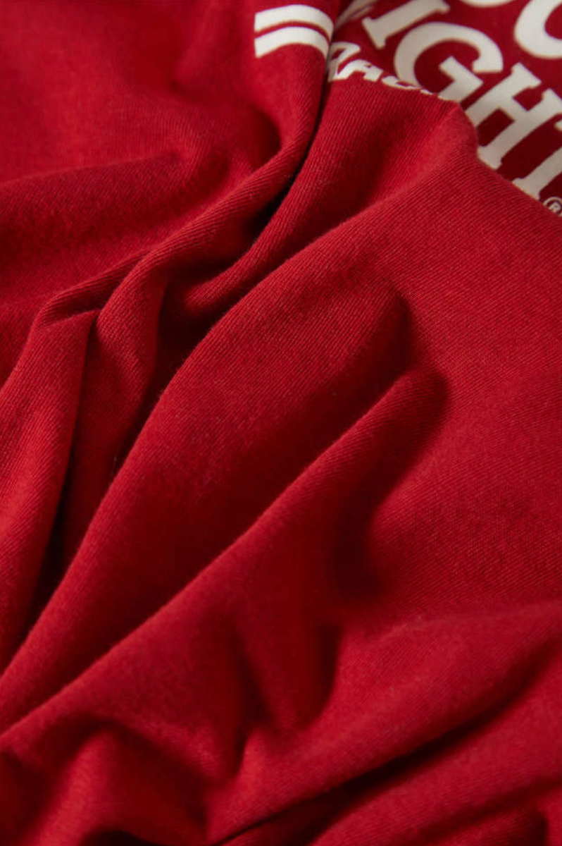 Brixton - Coors Light Racing Fitted Tee in Coors Red