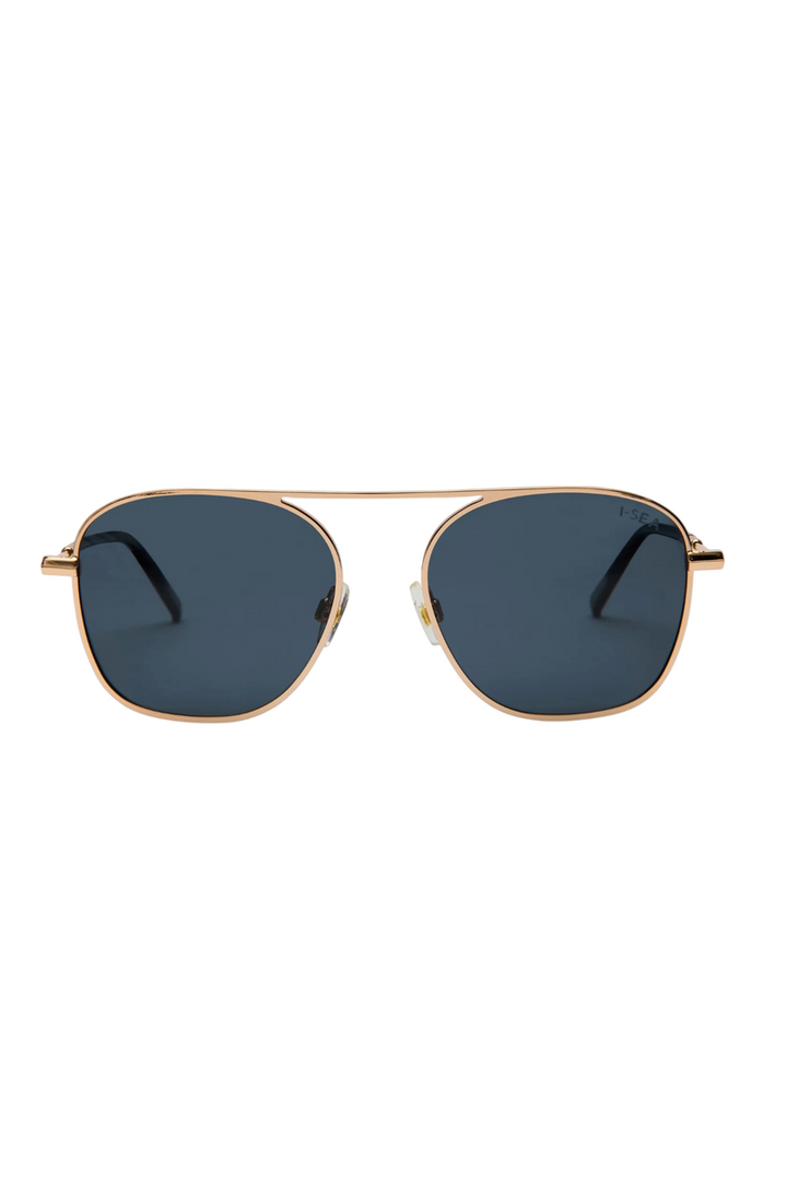 I-SEA - Beckett with Gold Frames / Smoke Polarized Lens