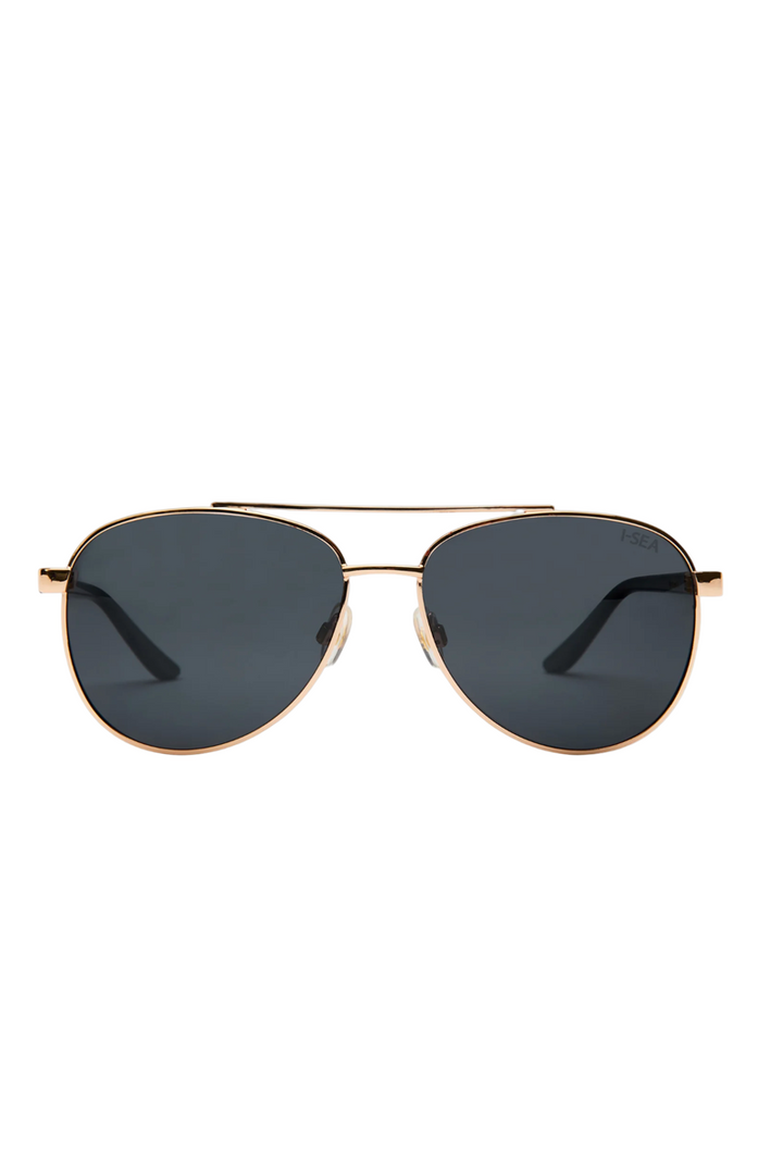 I-SEA - Kali with Gold Frames / Smoke Polarized Lens