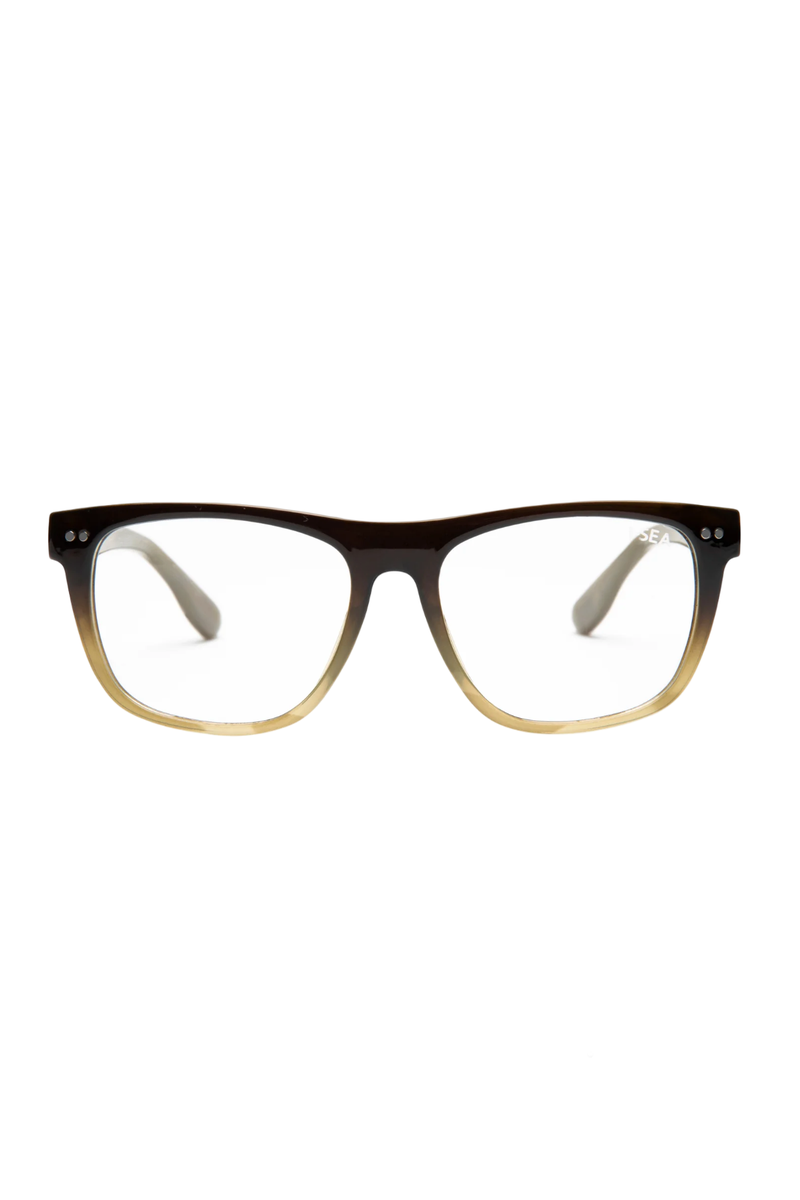 I-SEA - Ashton Reader in Olive Ombre Frames / +2.5 Lens
