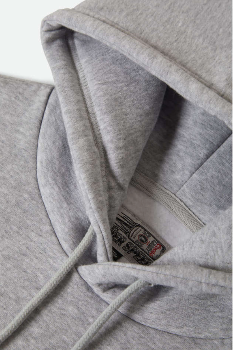 Brixton - Coors Light Silver Speed Men's Hoodie in Heather Grey