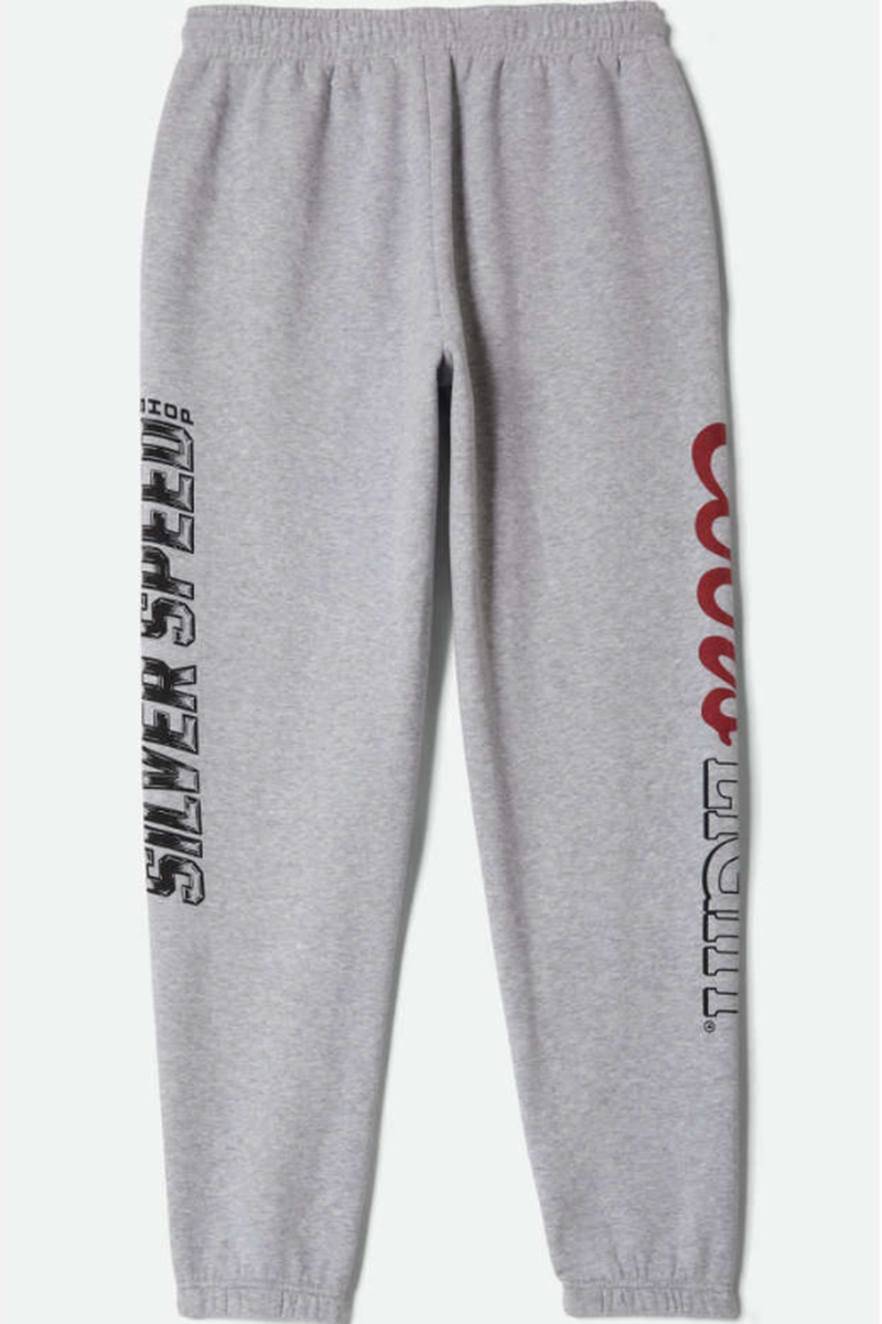 Brixton - Coors Light Silver Speed Sweat Pant in Heather Grey