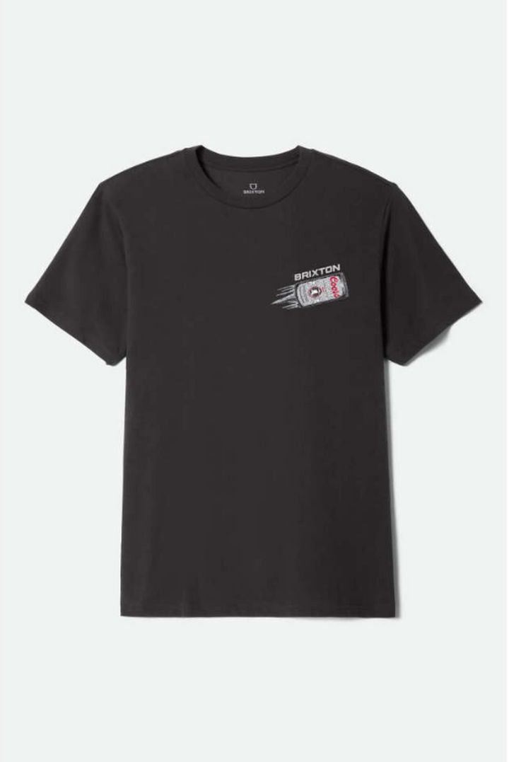 Brixton - Coors Light Silver Speed Short Sleeve Tee in Black