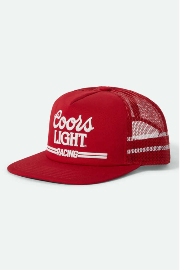 Brixton - Coors Light Racing MP Trucker Hat in Coors Red/White