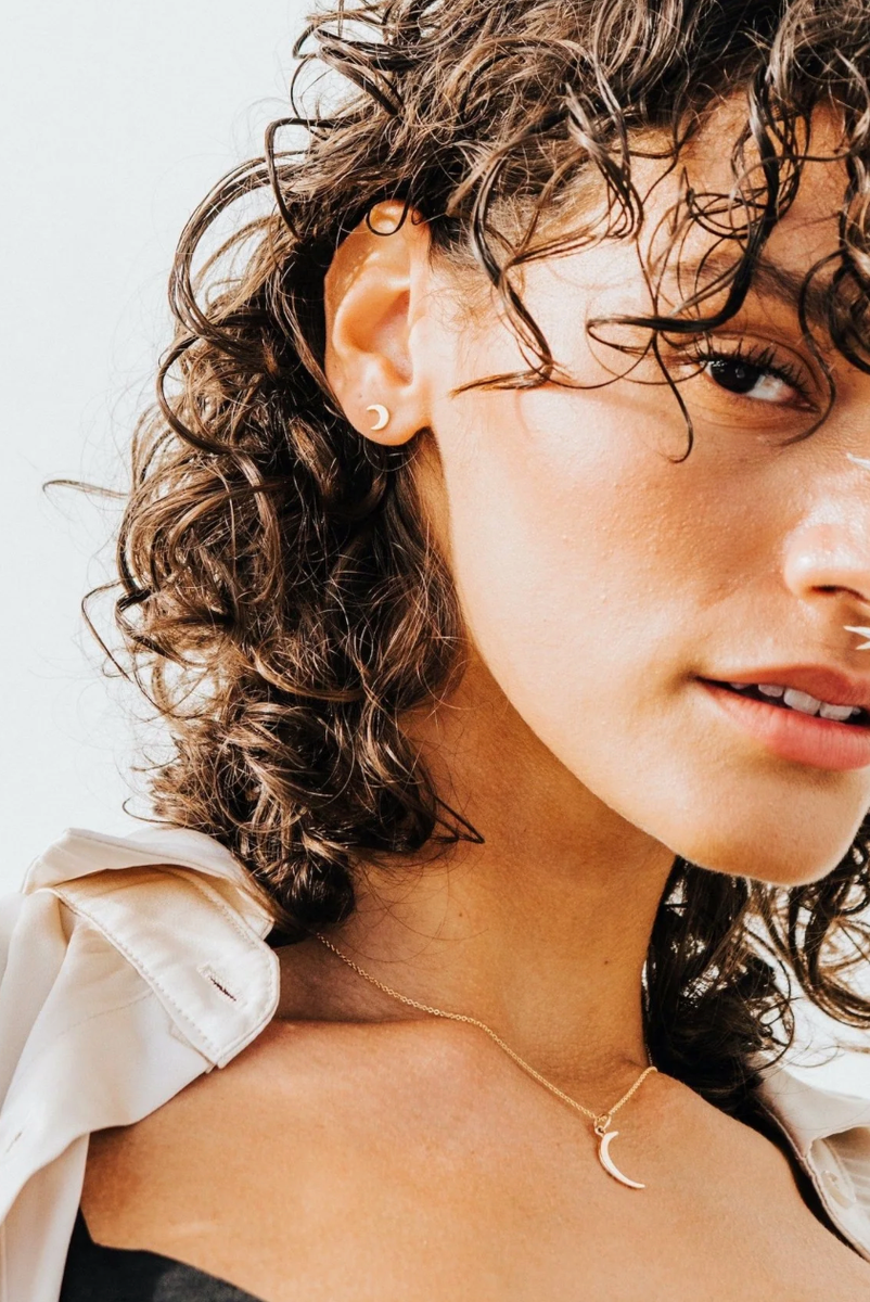 Tree Myriah - Moon Beam Set Earrings and Necklace 14k Gold Filled