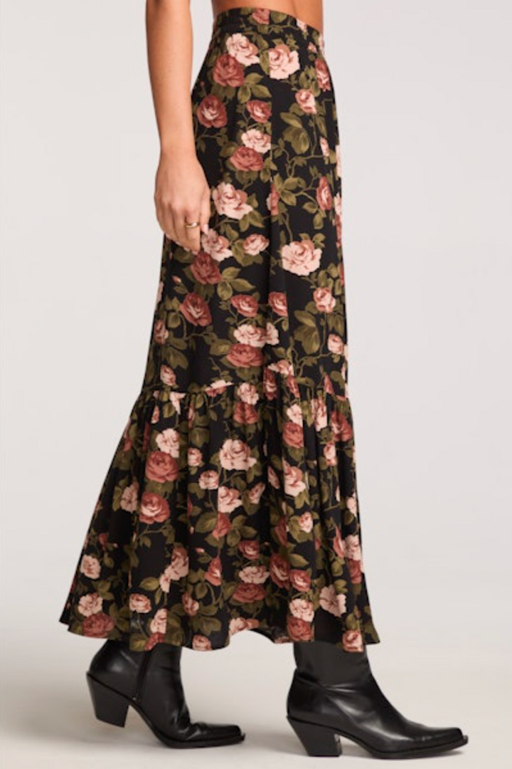 Saltwater LUXE - Maud Midi Skirt in Multi-Color