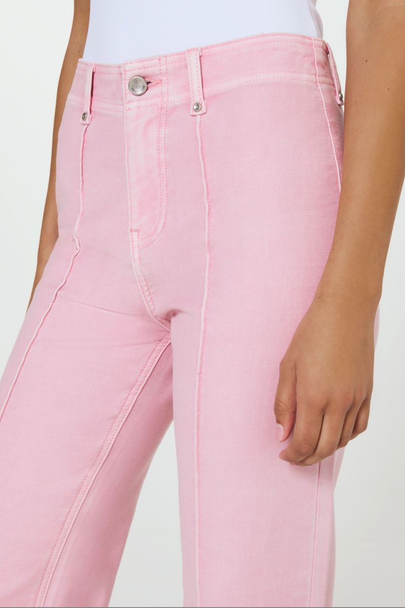 7DIAMONDS - Generation High Waist Pant in Light Pink