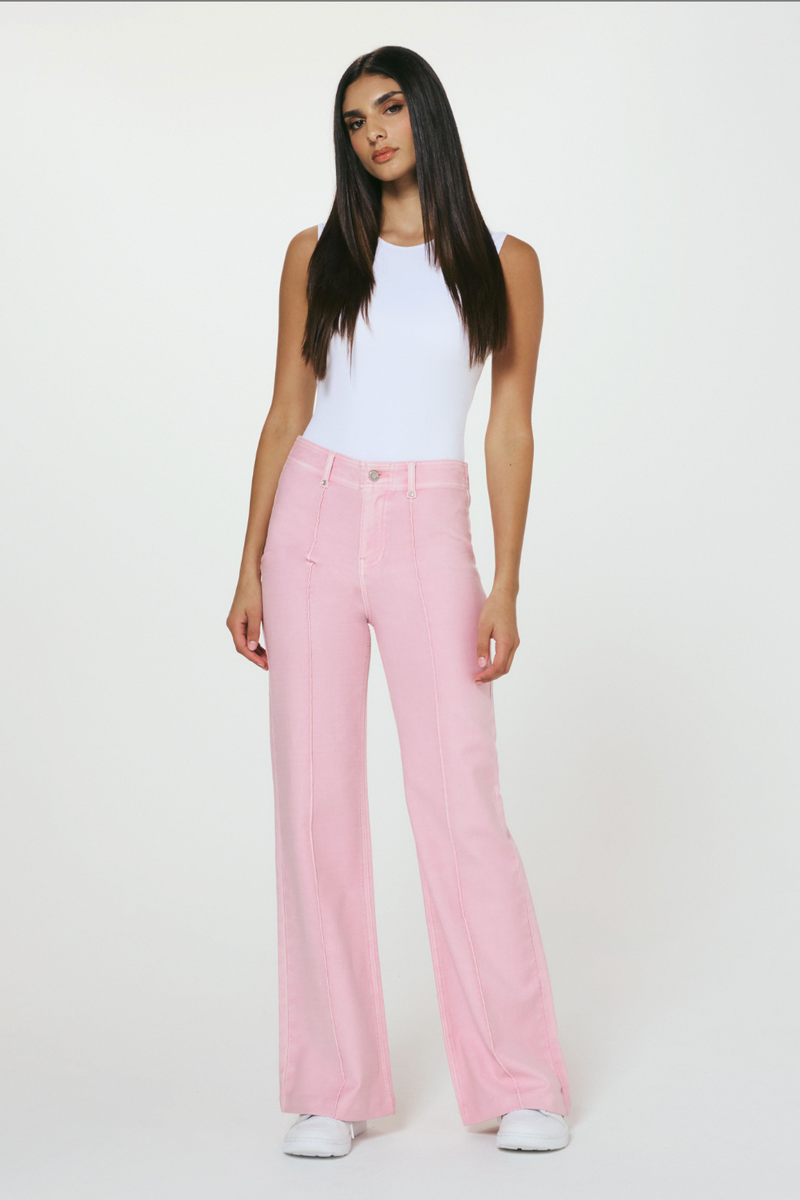 7DIAMONDS - Generation High Waist Pant in Light Pink