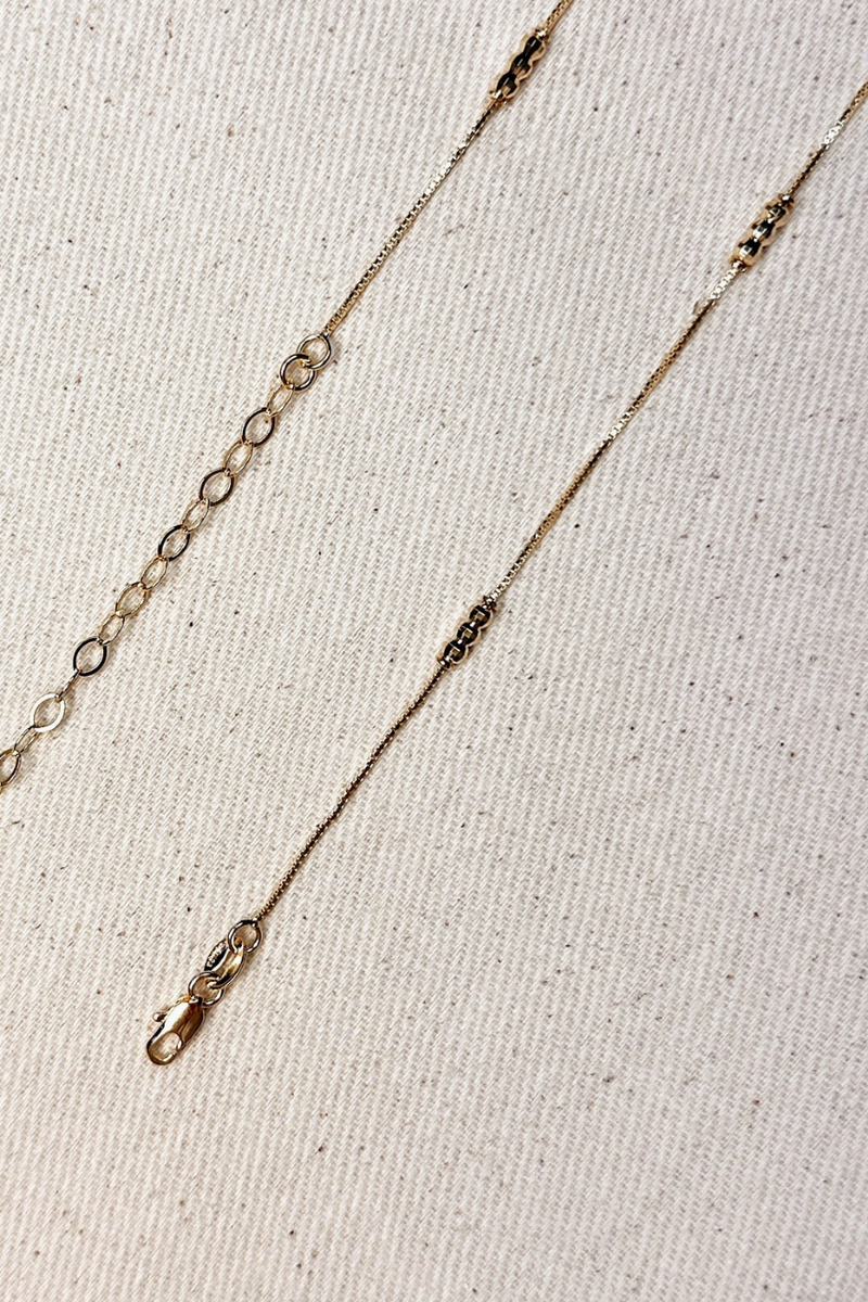 GoldFi - Bead Belly Chain in 18k Gold Filled
