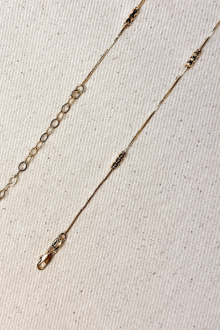 GoldFi - Bead Belly Chain in 18k Gold Filled