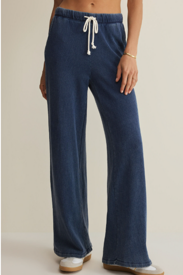Z Supply - Hunter Knit Denim Pant in Indigo