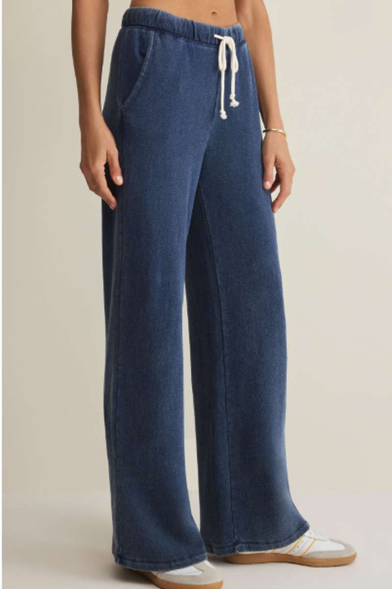 Z Supply - Hunter Knit Denim Pant in Indigo