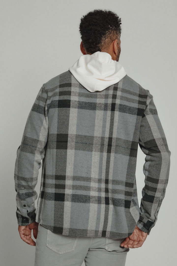 7DIAMONDS - Generation™ Plaid Shirt in Grey