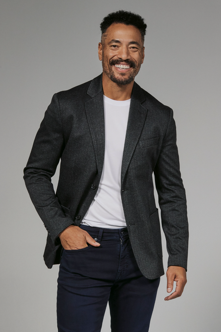 7DIAMONDS - Lismore Blazer in Charcoal