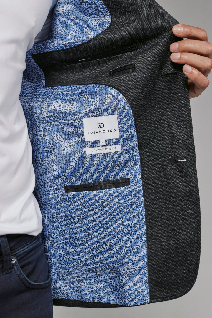 7DIAMONDS - Lismore Blazer in Charcoal