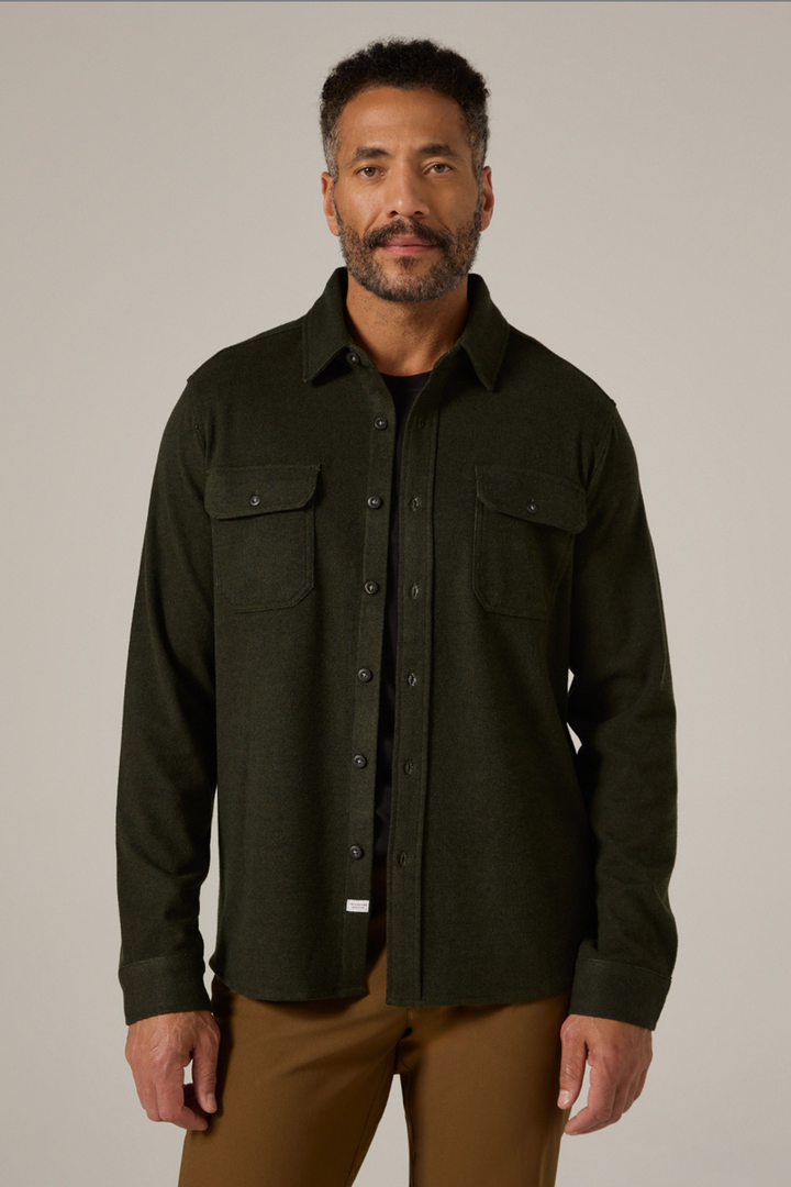 7DIAMONDS - Generation™ Long Sleeve Shirt in Olive