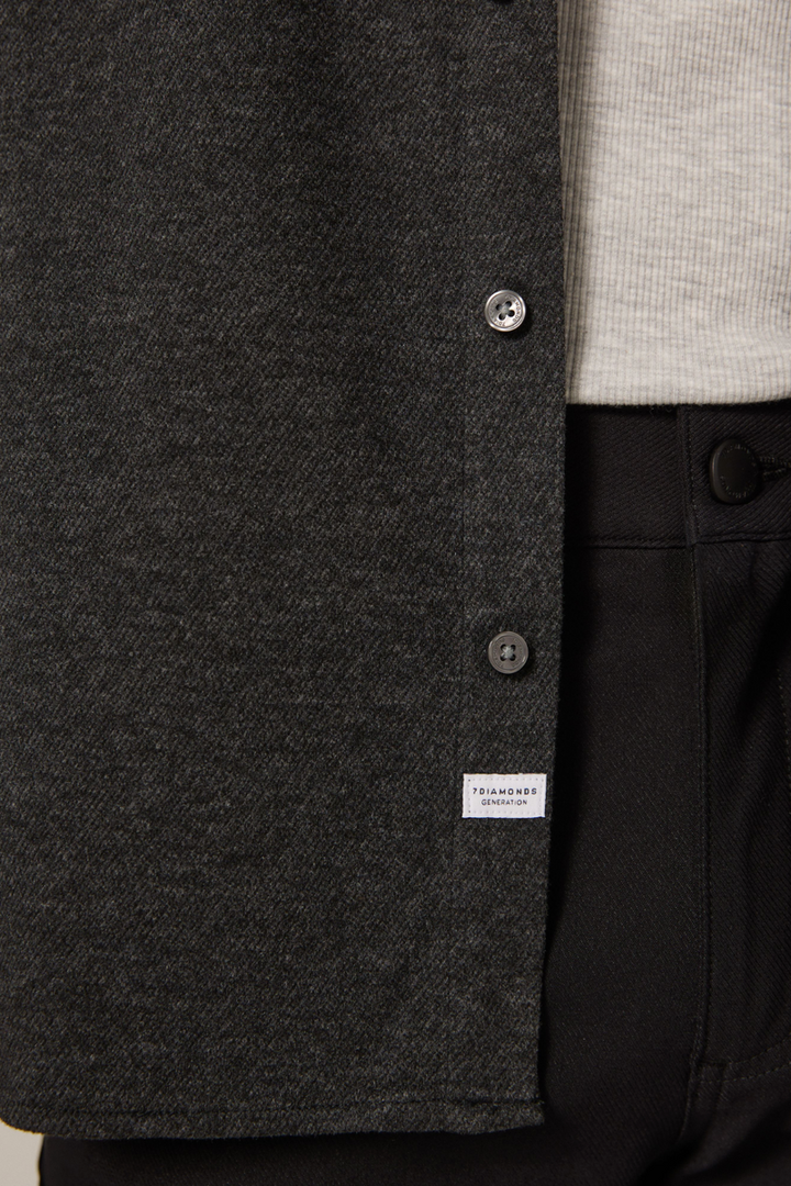 7DIAMONDS - Generation™ Knit Shirt in Charcoal