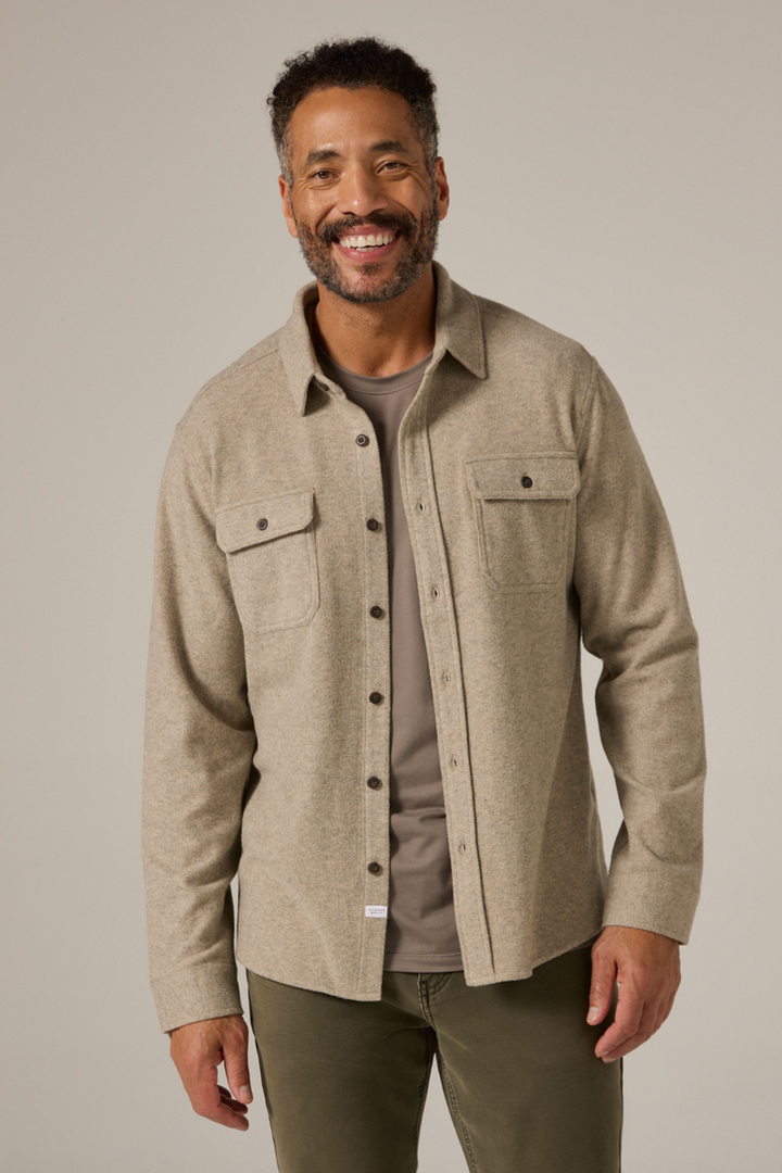 7DIAMONDS - Generation™ Long Sleeve Shirt in Clay