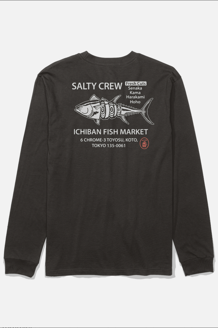 Salty Crew - Ichiban Long Sleeve T-Shirt in Black
