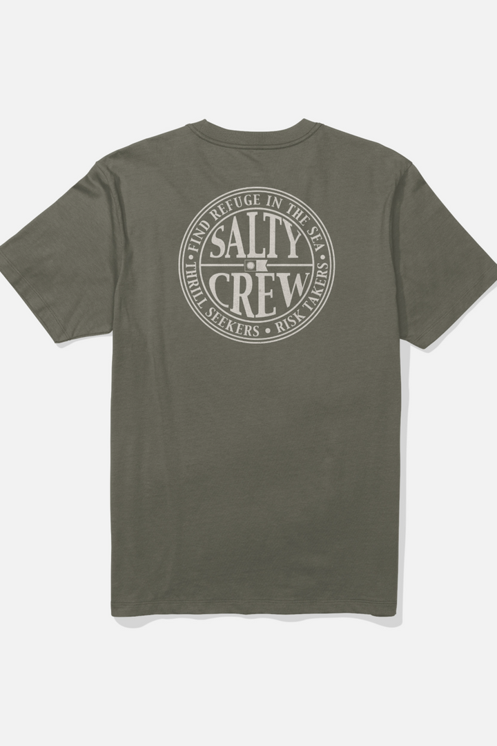 Salty Crew - Global Short Sleeve T-Shirt in Dusty Olive