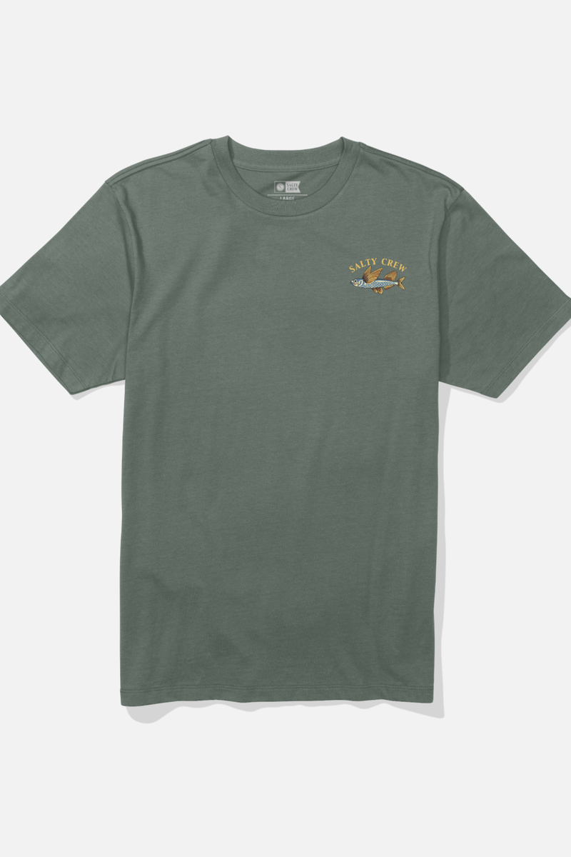 Salty Crew - Fly Home Short Sleeve T-Shirt in Laurel Wreath
