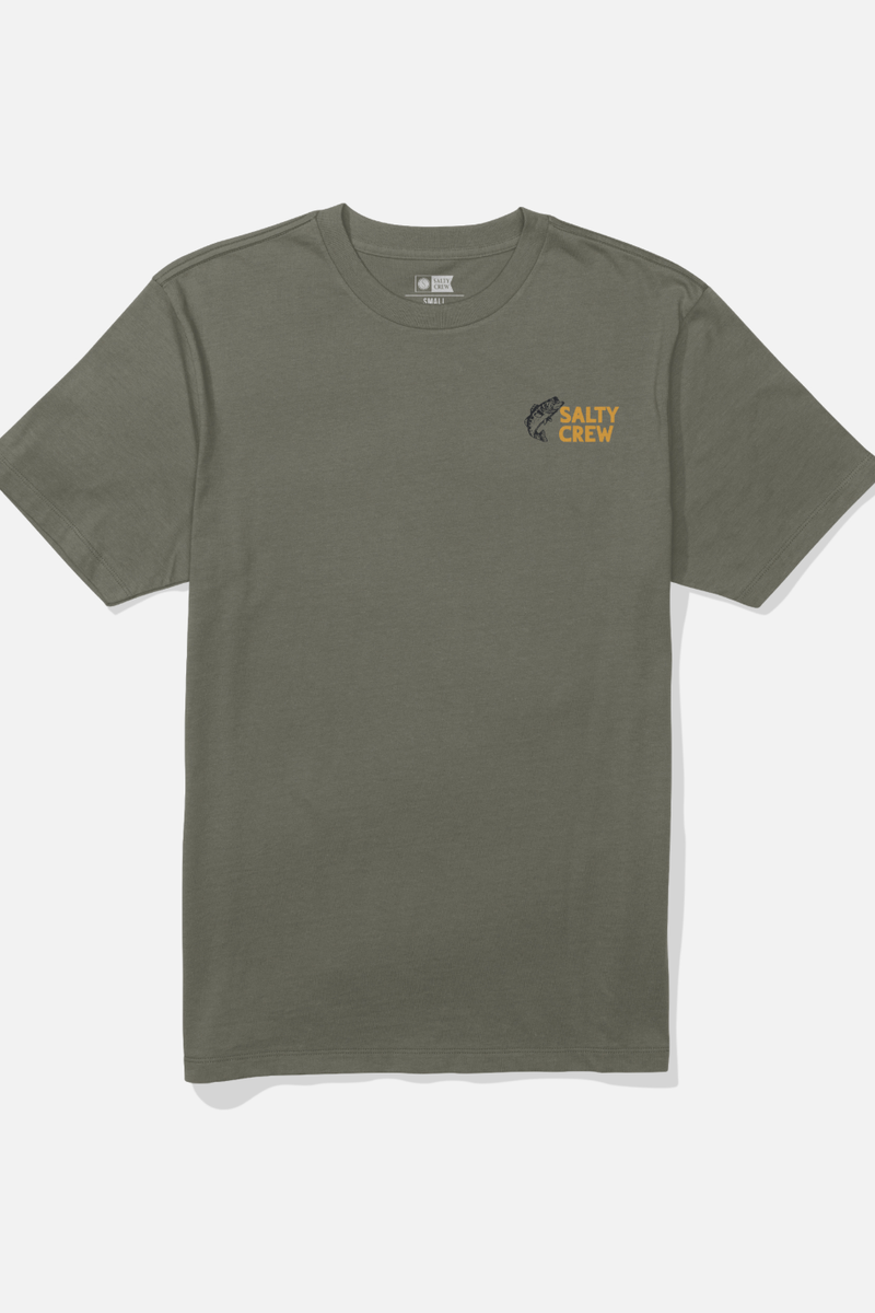 Salty Crew - Bait Shop Short Sleeve T-Shirt in Dusty Olive
