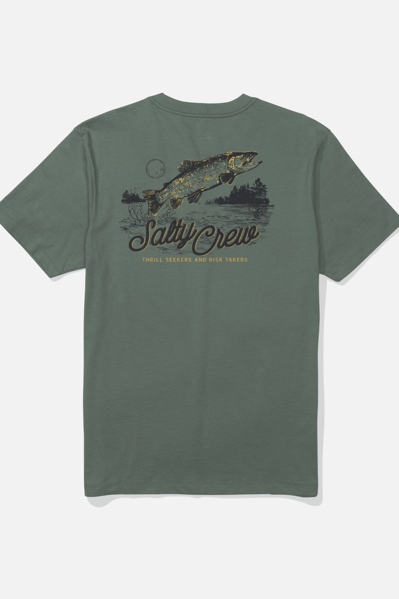 Salty Crew - Fish Fest Short Sleeve T-Shirt in Laurel Wreath