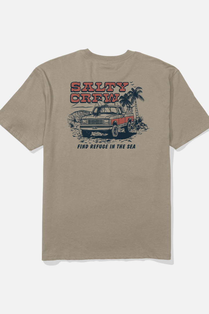 Salty Crew - Truck Stop Classic Short Sleeve T-Shirt in Twig