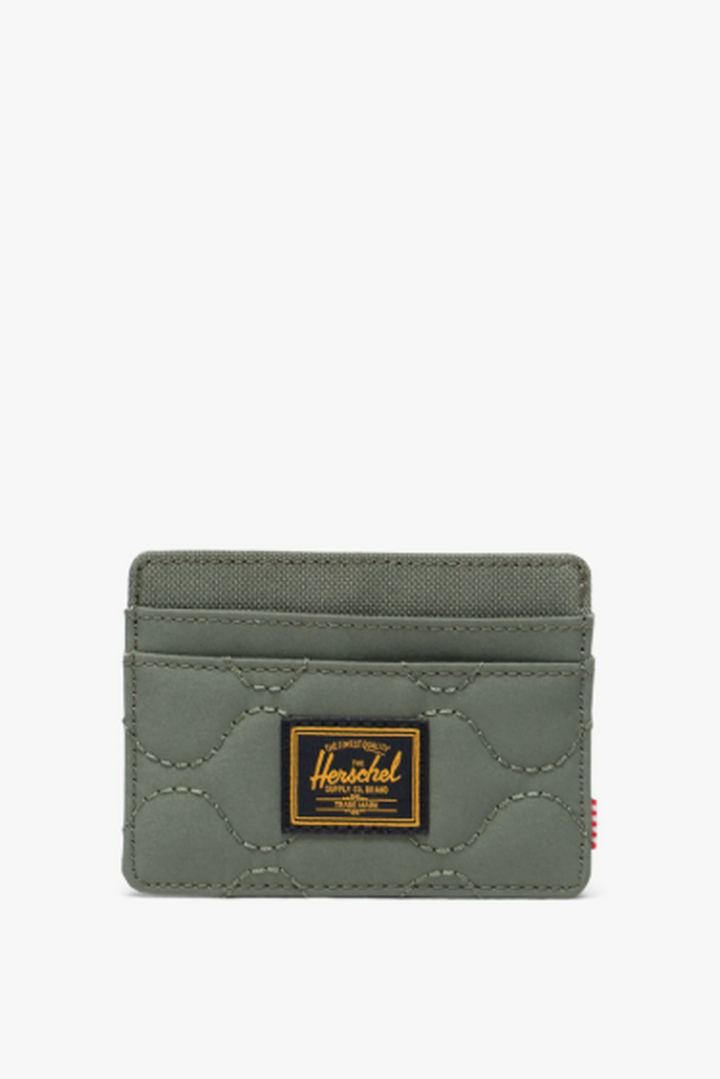 Herschel - Charlie Cardholder Quilted Capsule Wallet in Beetle