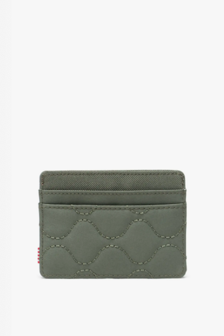 Herschel - Charlie Cardholder Quilted Capsule Wallet in Beetle