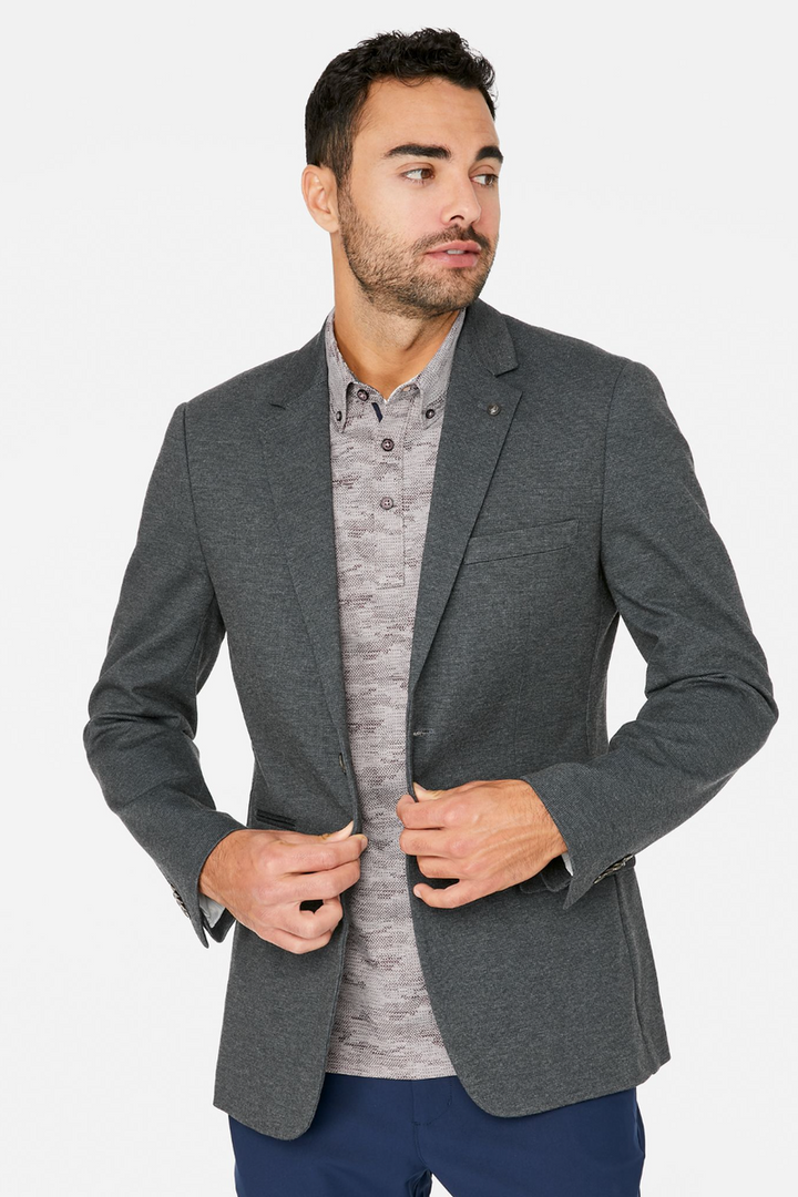 7DIAMONDS - Newport Blazer in Charcoal