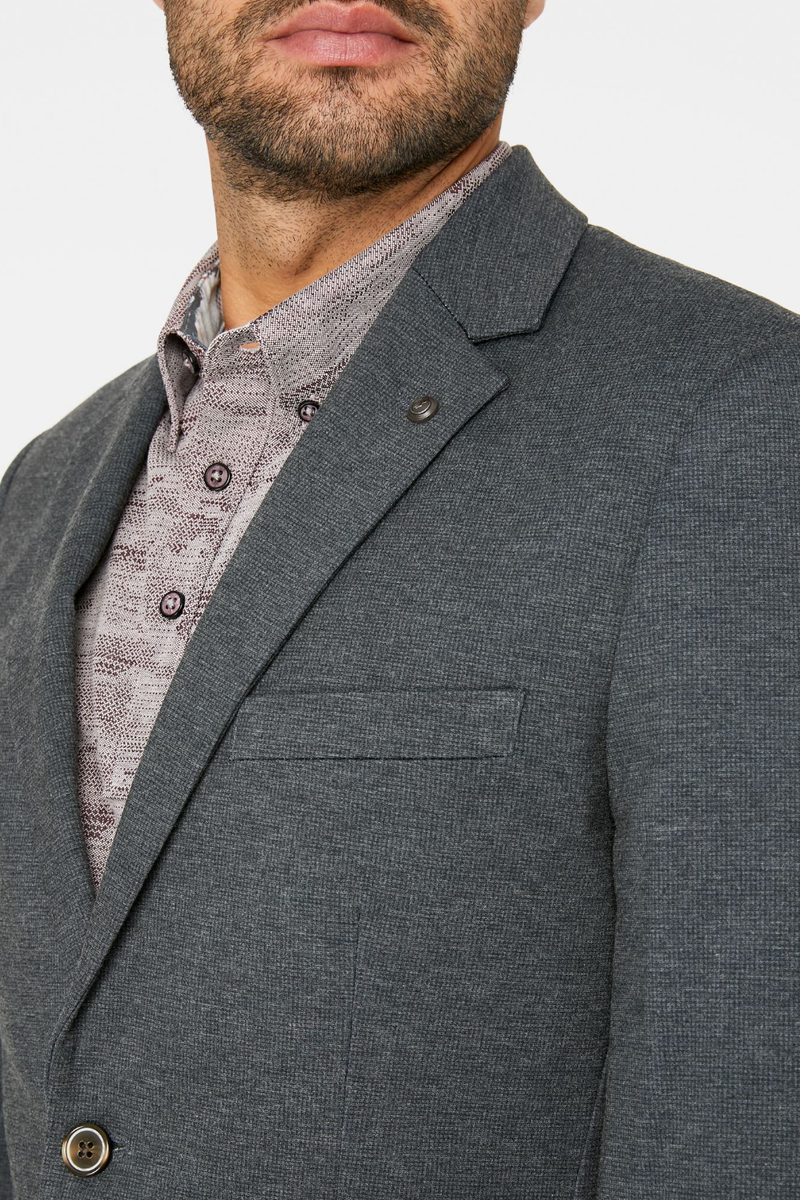7DIAMONDS - Newport Blazer in Charcoal
