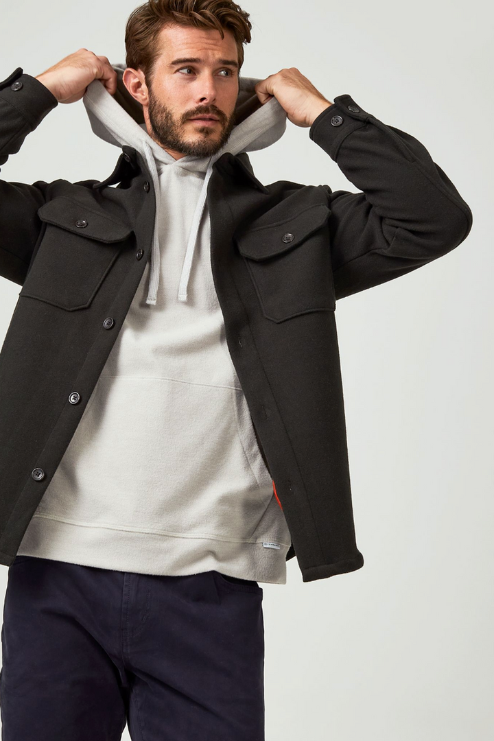 7DIAMONDS - Generation Melange Shacket in Olive