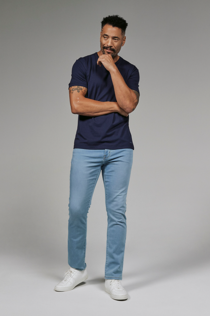 7DIAMONDS - Modal Crew Neck Tee in Navy