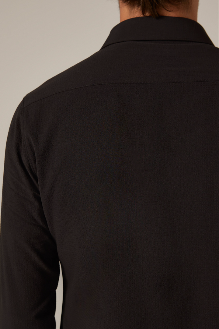 7DIAMONDS - Drayton Long Sleeve Shirt in Black