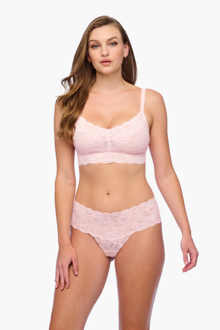 Cosabella - Never Say Never Comfie Cutie Thong in Pink Lilly