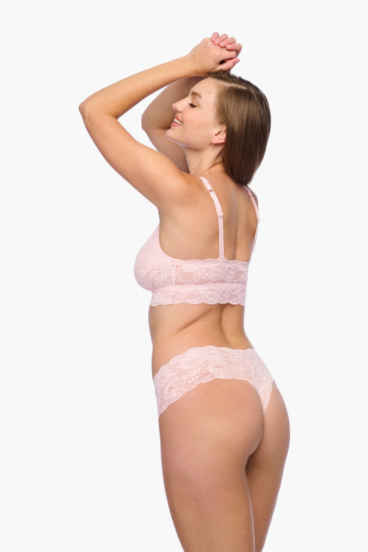 Cosabella - Never Say Never Comfie Cutie Thong in Pink Lilly