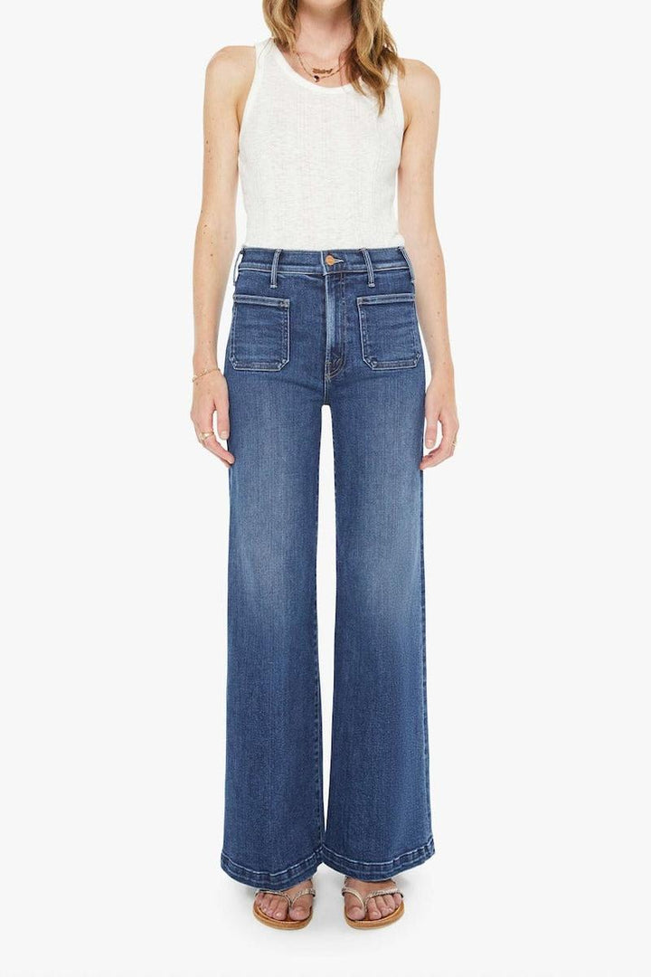 Mother Denim - The Hustler Roller Patch Pocket Skimp in One Last Shot