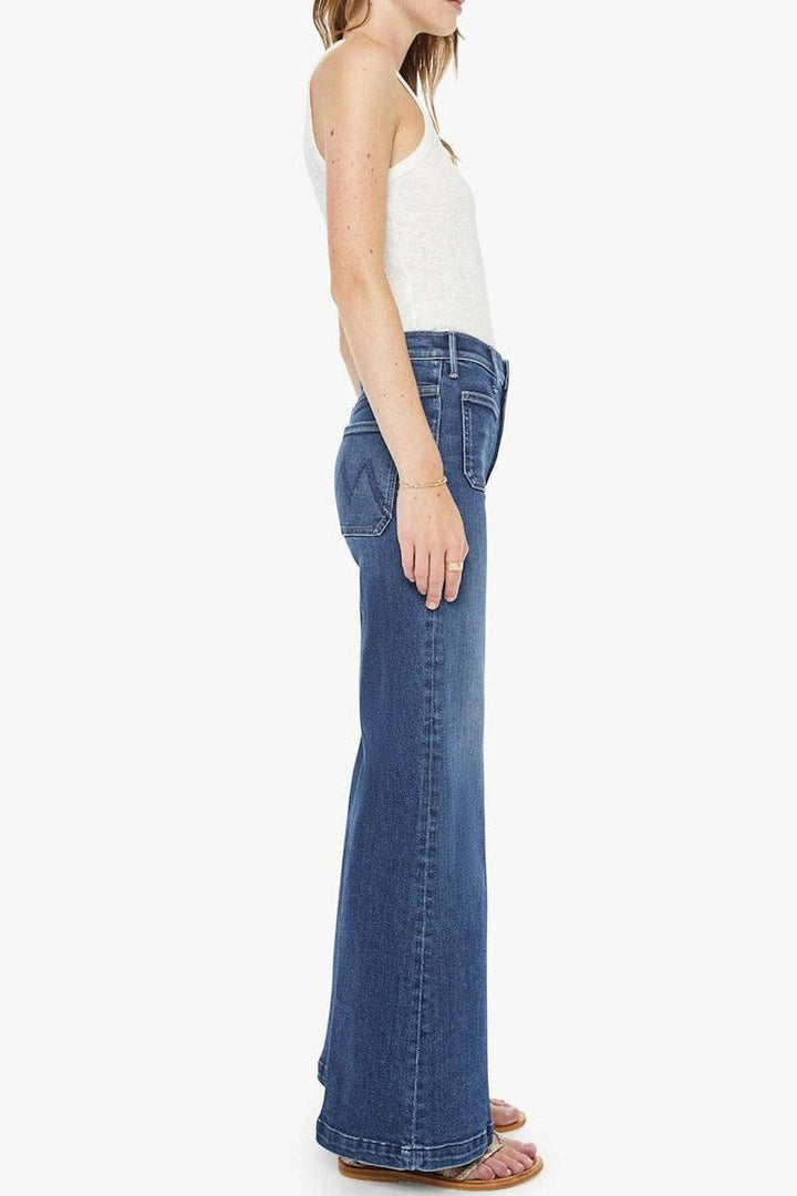 Mother Denim - The Hustler Roller Patch Pocket Skimp in One Last Shot